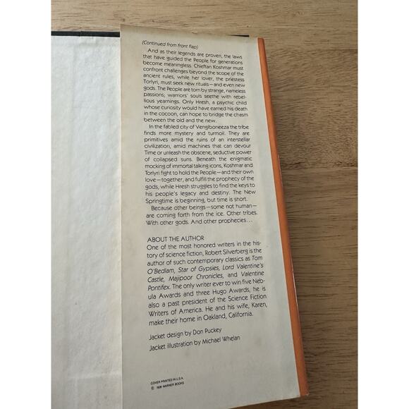 At Winters End, Robert Silverberg HC/DJ/BC/First Edition 1988 Sci Fi VTG - Picture 11 of 12